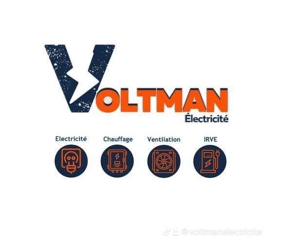 Logo Voltman Electricité installation domotique et automatisme angers 49100