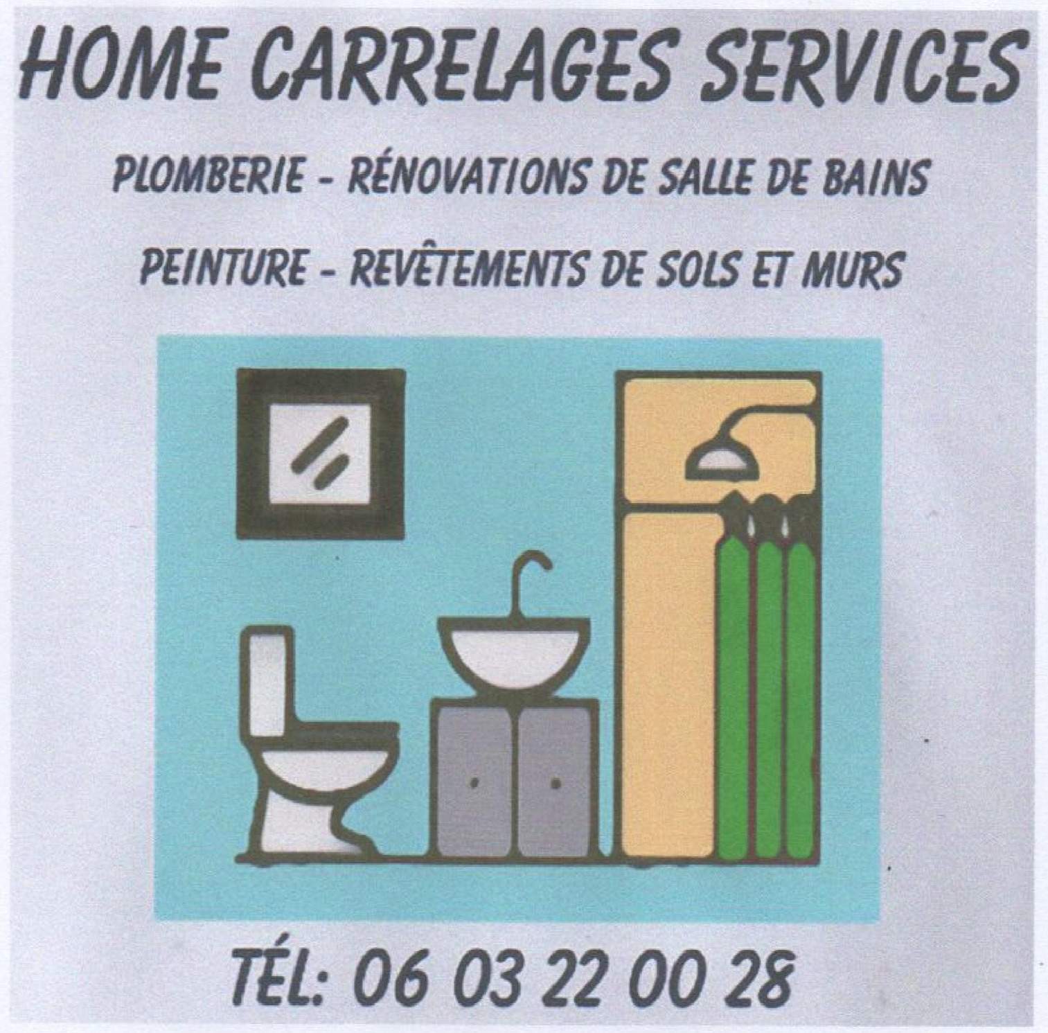 Logo Home Carrelages Services pose de carrelage sols et murs Eure 27