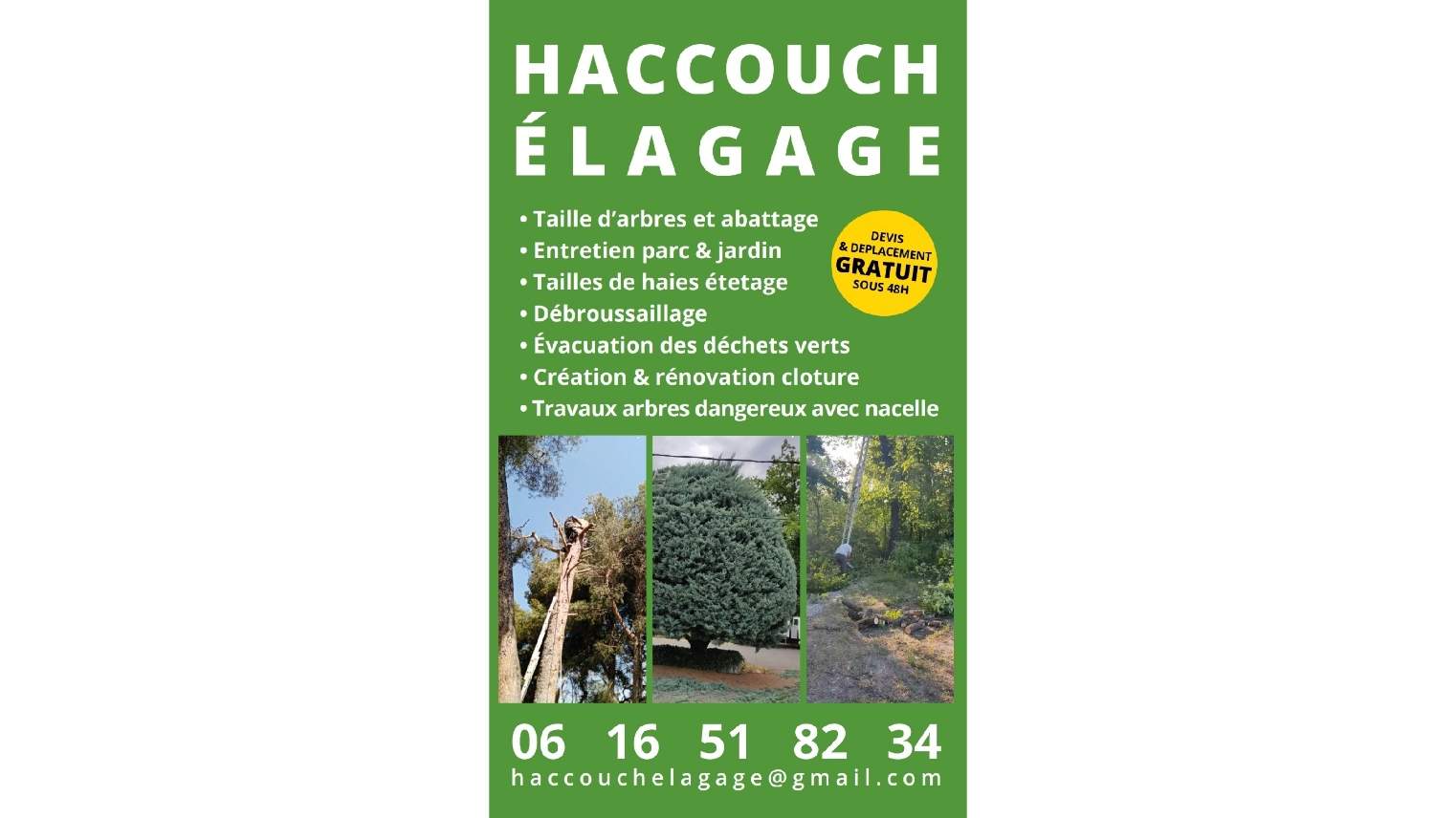Logo Haccouch élagage taille de pierre Vaucluse 84