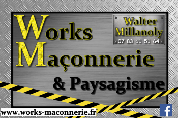 Logo Works Maconnerie démolition et ramassage de gravats Aude 11