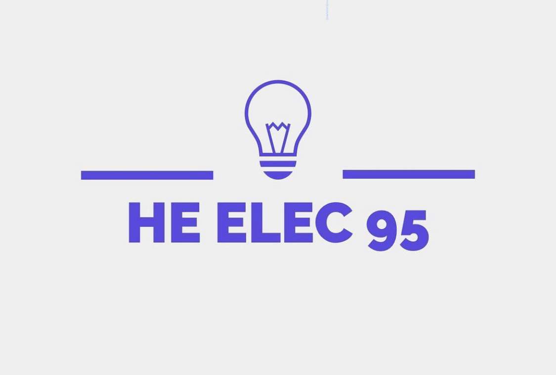 Logo HE ELEC95 installation de système de chauffage électrique Taverny 95150