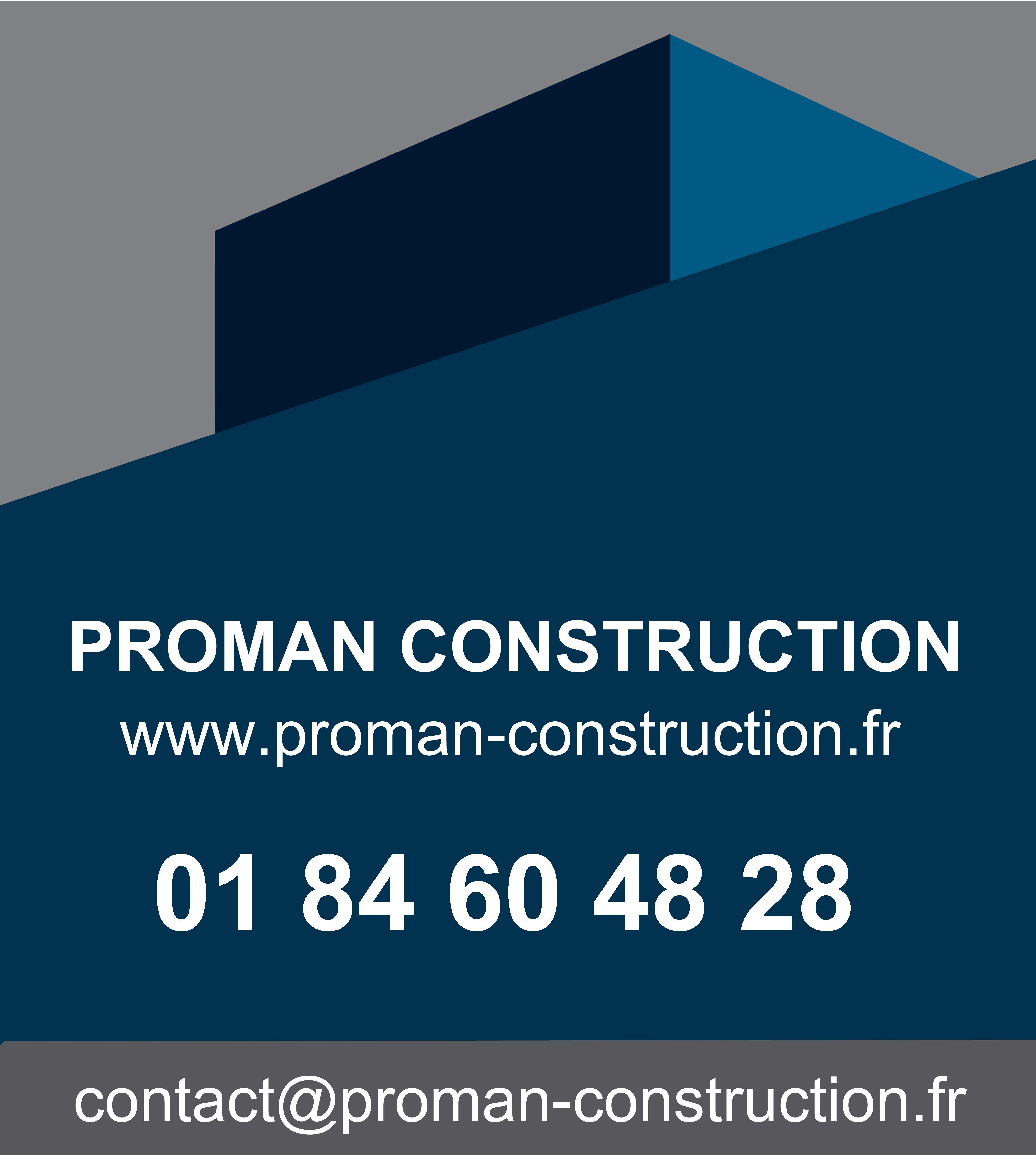 Logo PROMAN-CONSTRUCTION.FR construction d'extension de maison et surélévation 94100