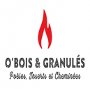 Logo O'Bois et Granules installation de poêle à bois, granulés ou pellet Rhône 69
