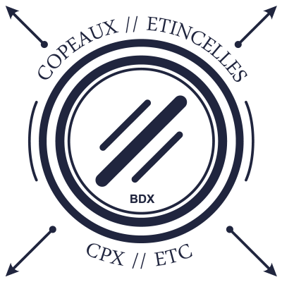 Logo Copeaux Etincelles métallerie ferronnerie et création de fer forgé 33000