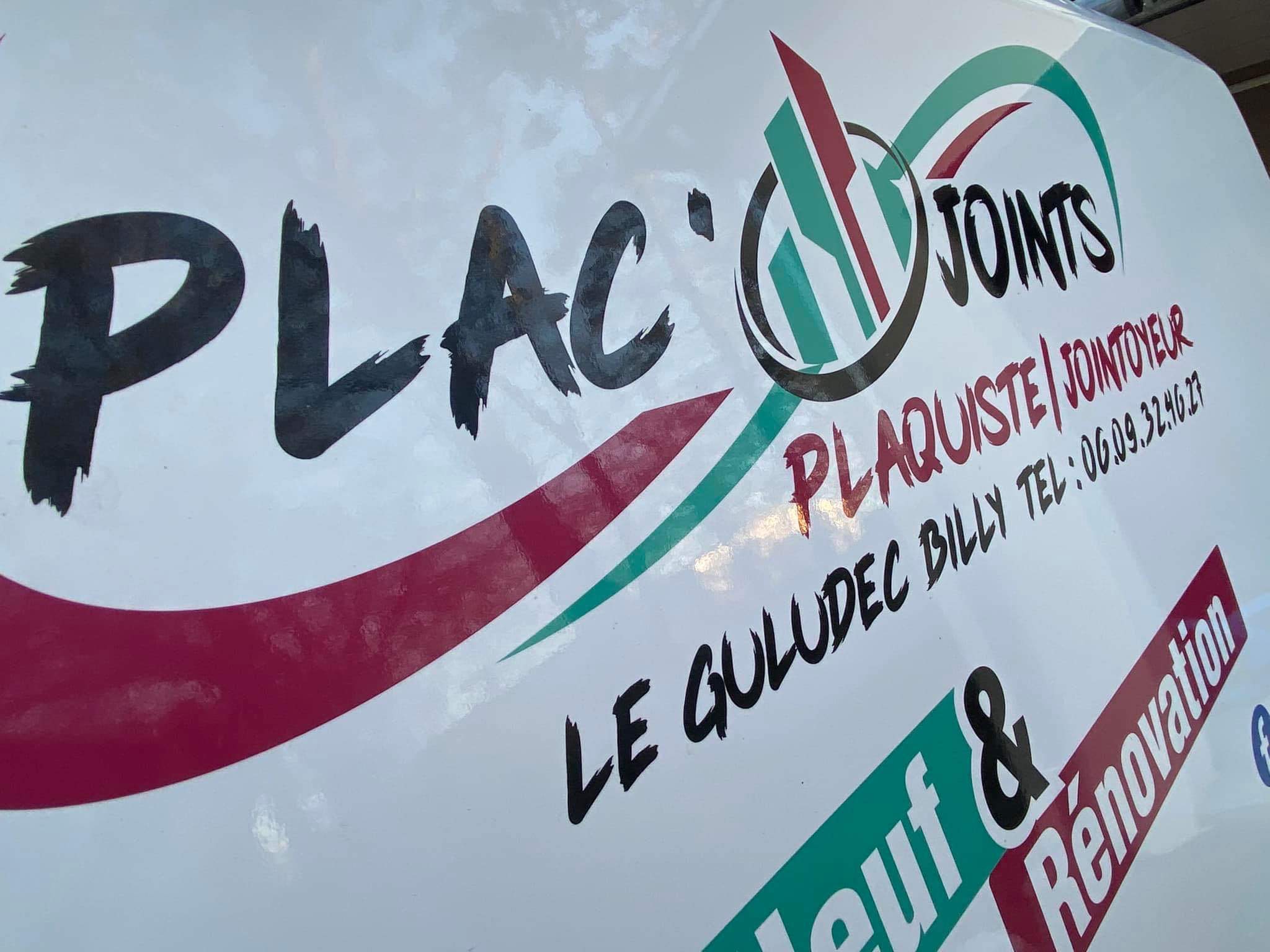 Logo PLAC’O JOINTS pose de plaques et cloisons 44110