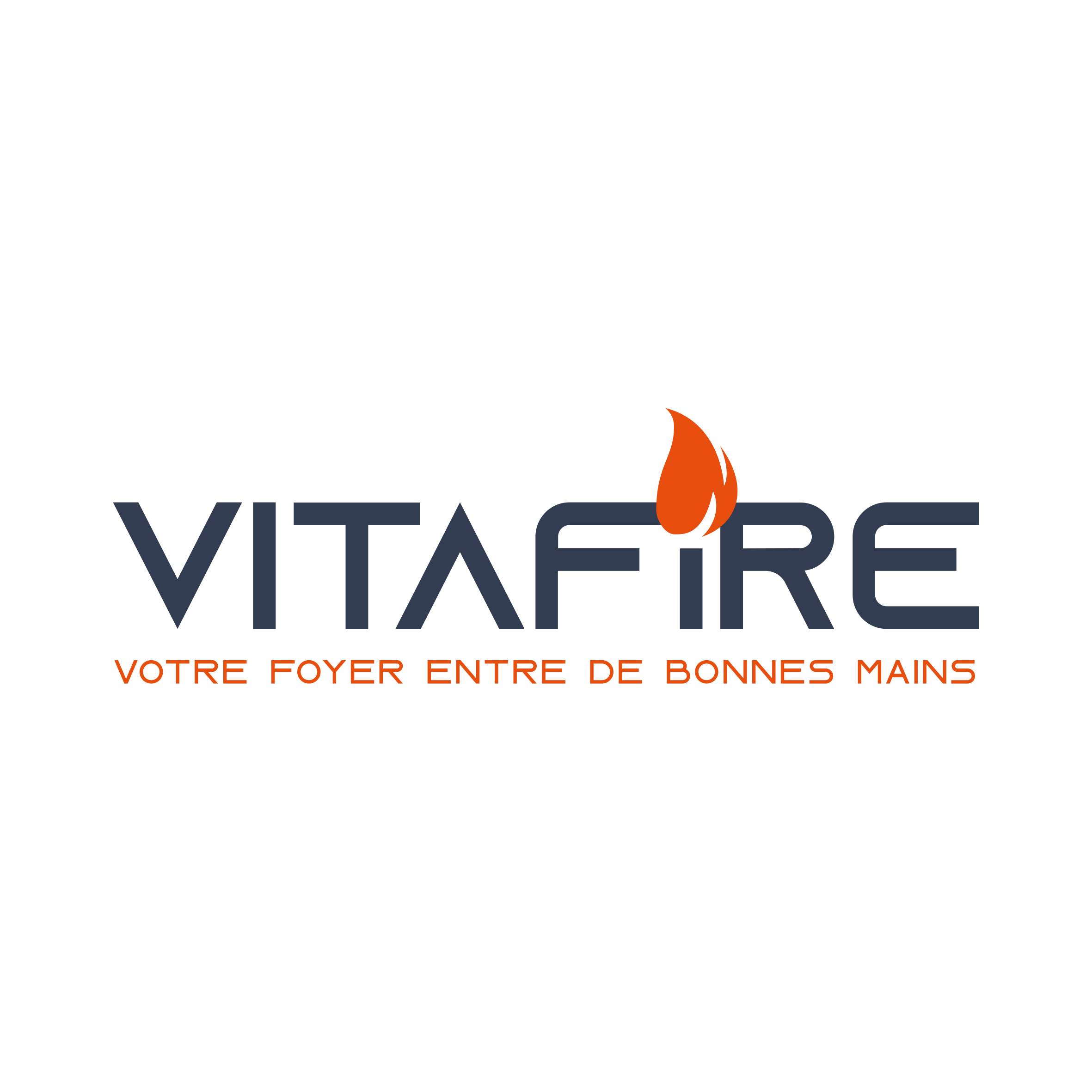 Logo VITAFIRE BELLEVILLE installation de cheminée et insert 69220