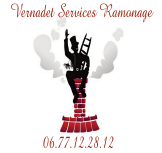 Logo VERNADET SERVICES RAMONAGE installation de cheminée et insert 63580