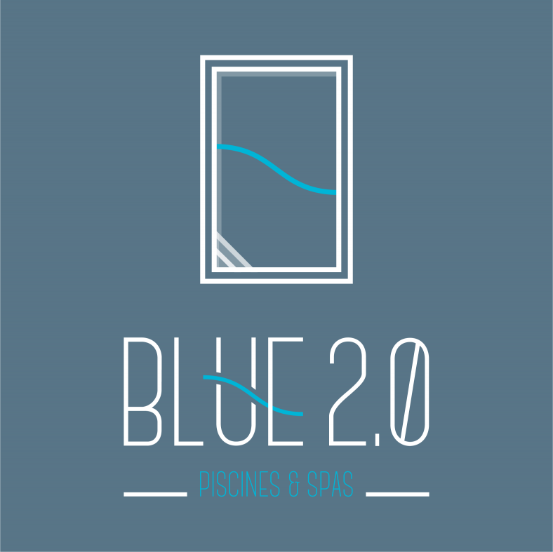Logo Blue 2.0 Lille Piscines & Spas construction de piscine et pose de liner 59000