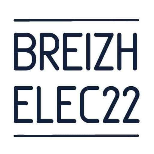 Logo BREIZHELEC22 câblage de maison et raccordement électrique 22300