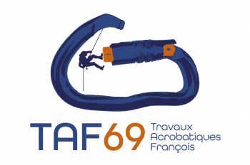 Logo TRAVAUX ACROBATIQUES FRANCOIS -TAF69 intervention acrobatique avec cordage 69400