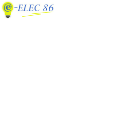 Logo E-ELEC 86 électricité et installation électrique Vienne 86