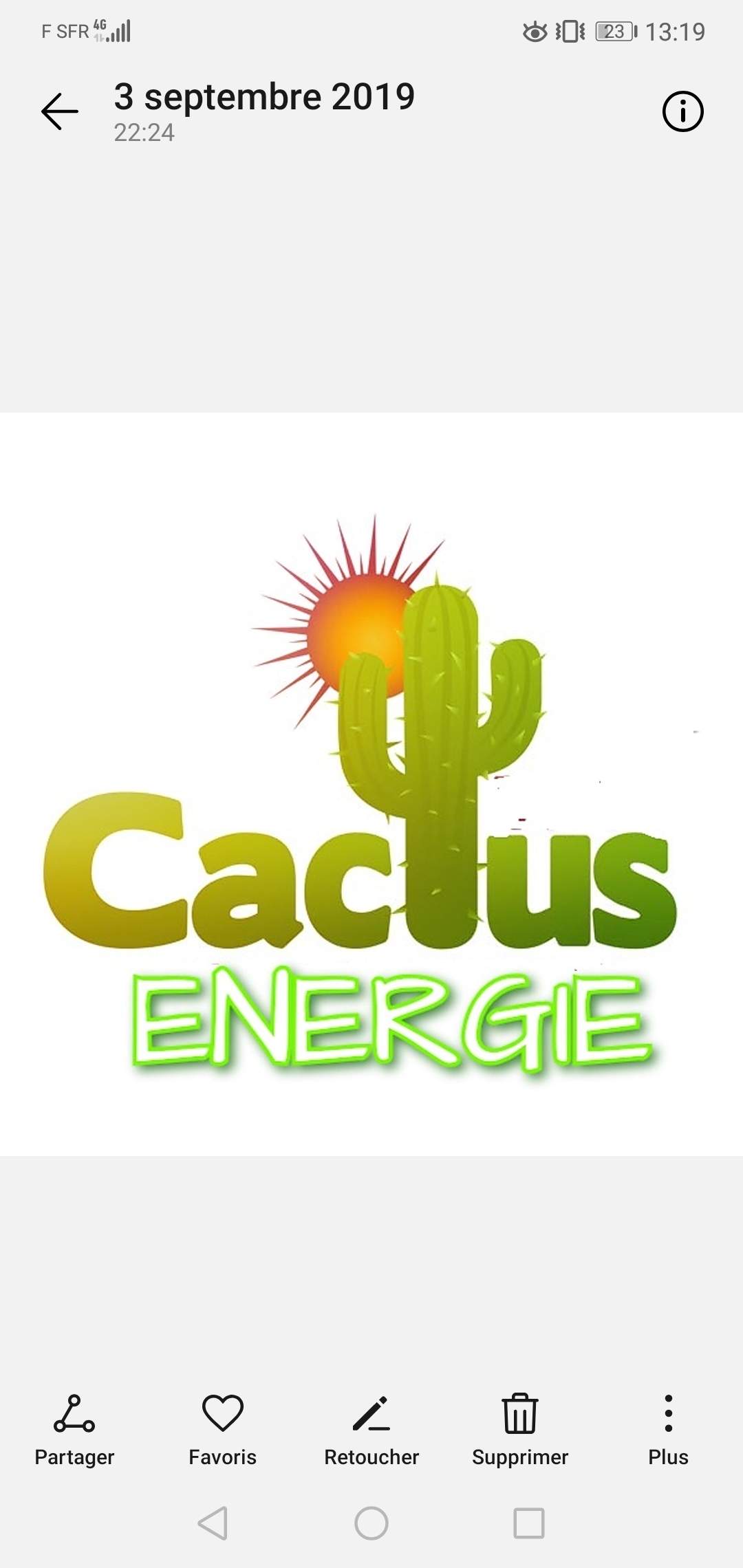 Logo Cactus énergie installation de climatisation réversible 38120