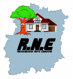 Logo RNE Rénovations Nord Essonne agencement intérieur Essonne 91