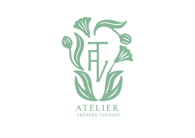 Logo Atelier Tresors Vintage agencement intérieur Charente-Maritime 17