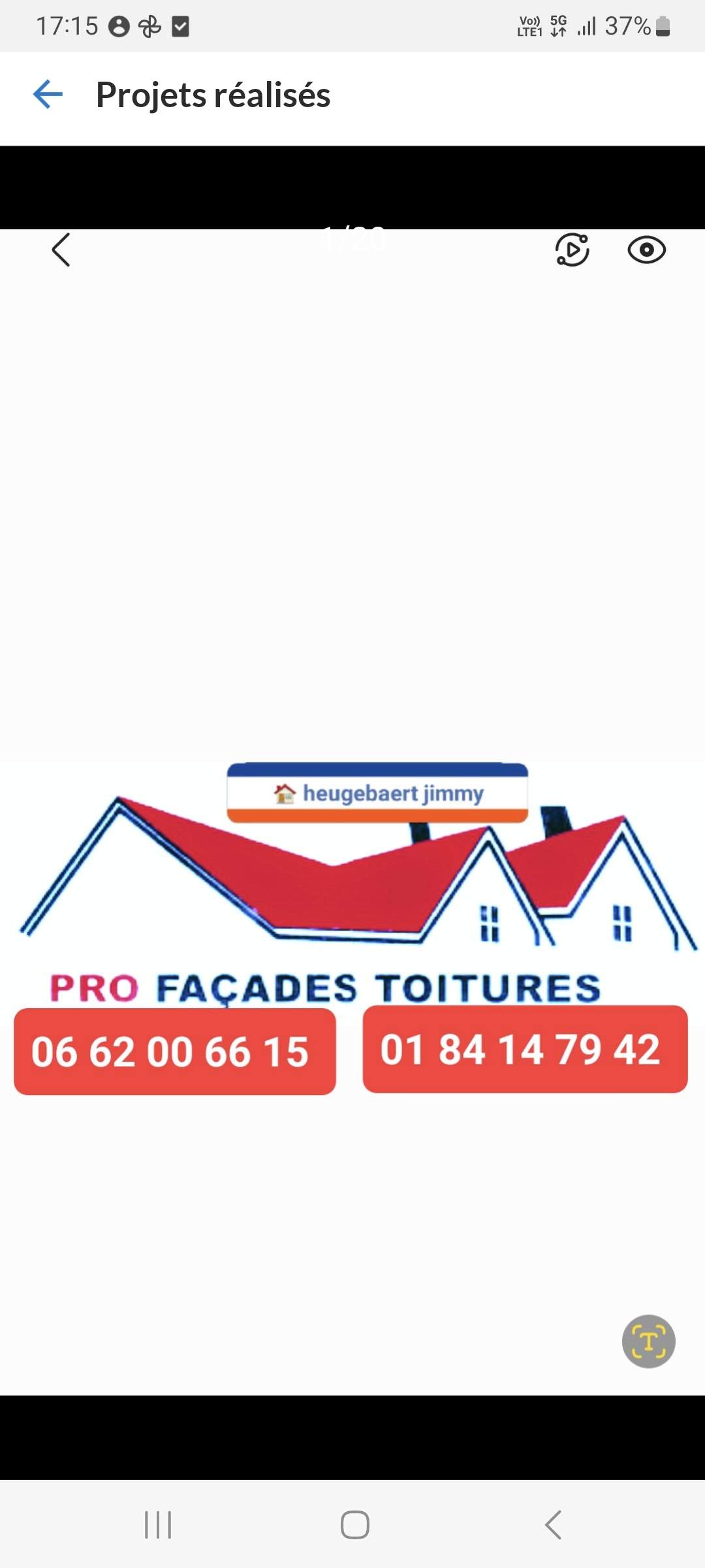 Logo Jimmy heugebaert pose d'étanchéïté sur toiture et terrasse Essonne 91