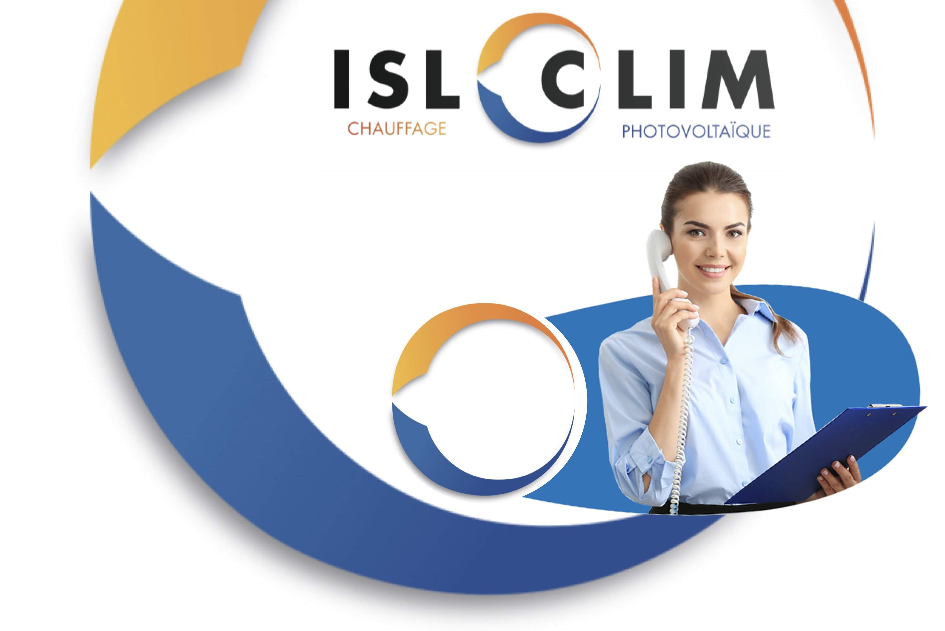 Logo ISL CLIM installation de climatisation réversible 67800