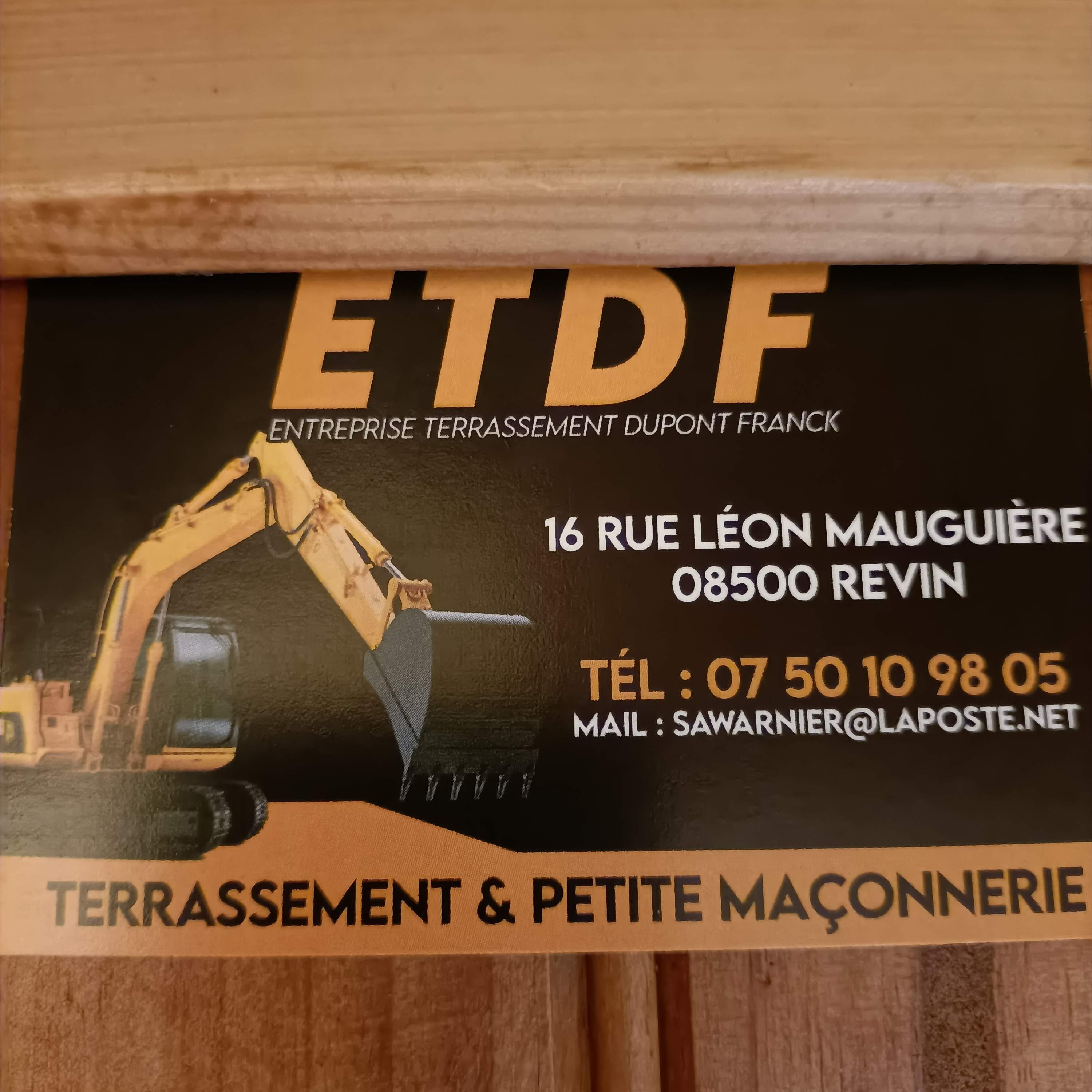Logo dupont edtf construction de maison en bois Ardennes 08