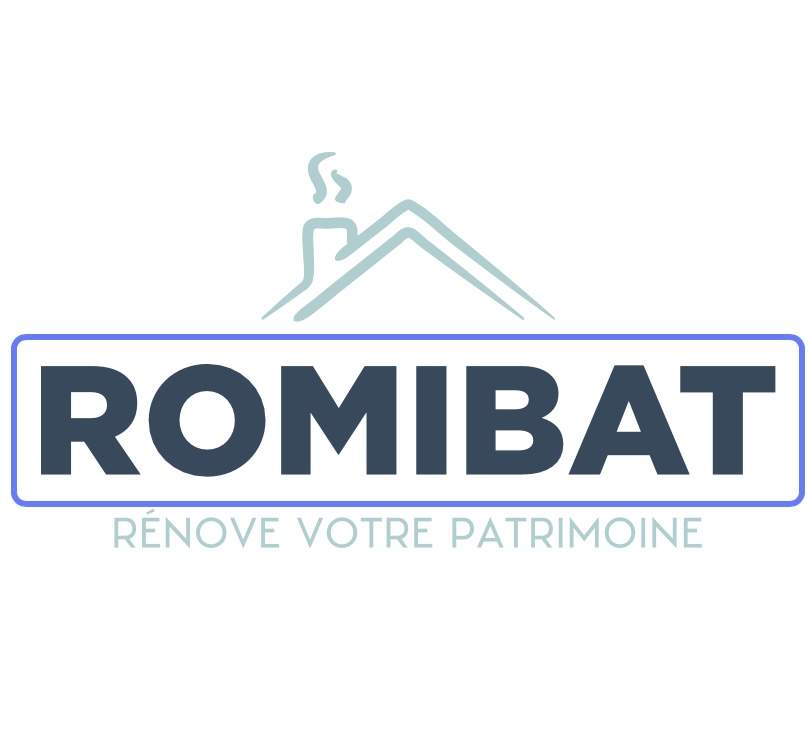 Logo ROMIBAT isolation thermique des façades et combles 10100