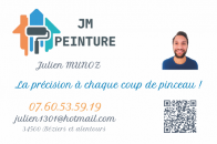 Logo JM PEINTURE peinture intérieure 34500