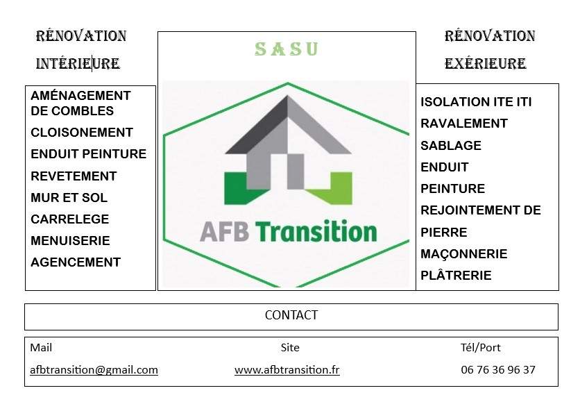 Logo AFB Transition agencement intérieur 93120