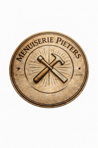 Logo menuiserie pieters pose de parquet ponçage vitrification Savoie 73