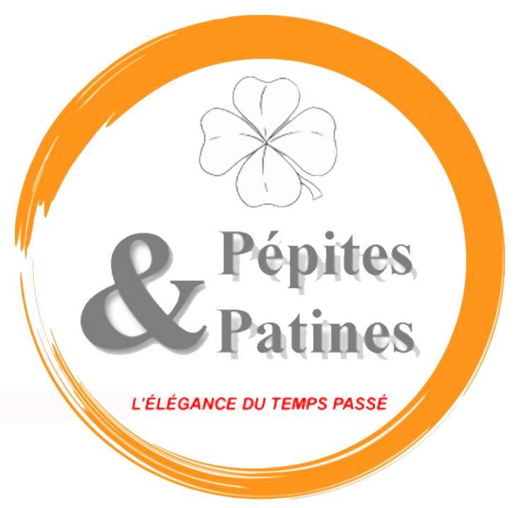 Logo Pépites et Patines restauration de verres et vitres 86120