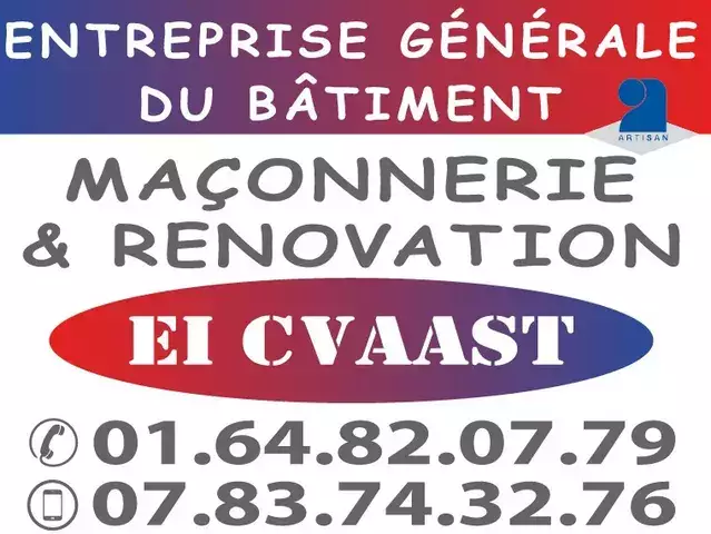 Logo EI cvaast démolition et ramassage de gravats Seine-et-Marne 77
