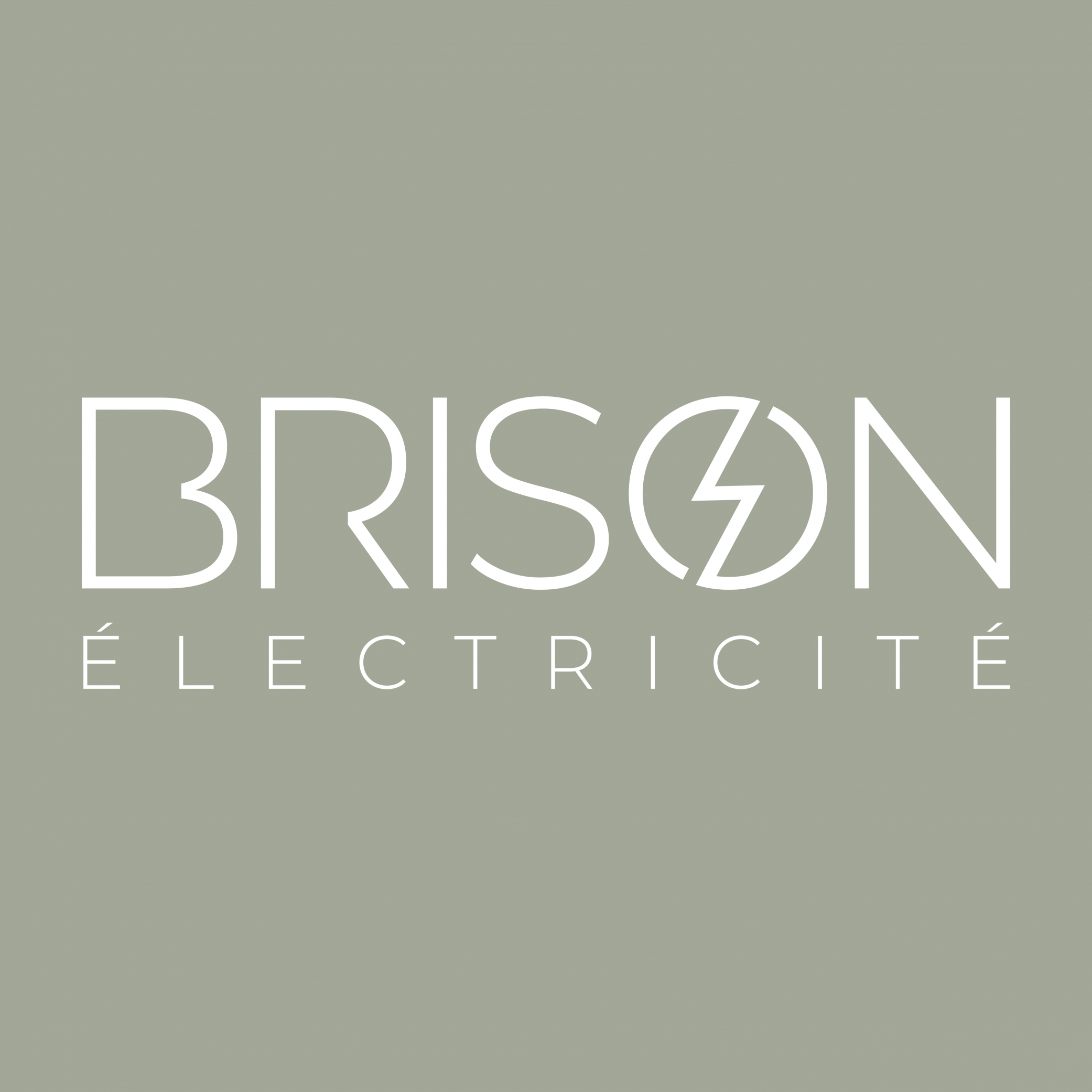 Logo Brison Électricité câblage de maison et raccordement électrique 74700