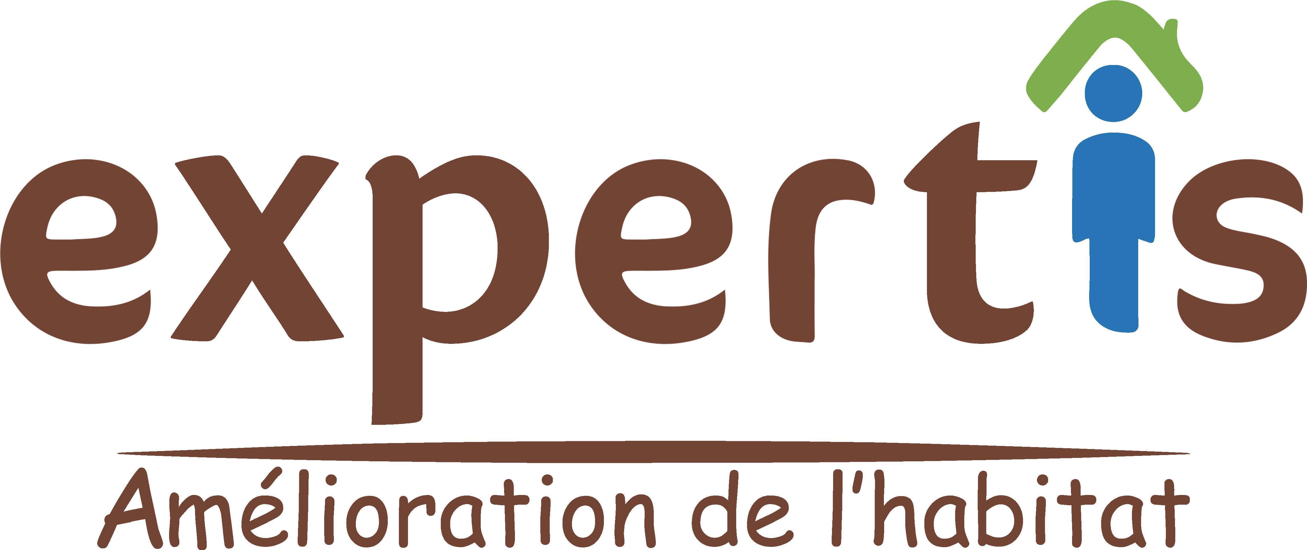 Logo EXPERTIS HABITAT traitement anti-humidité et infiltration d'eau 34000