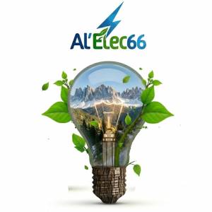 Logo AL'ELEC66 câblage de maison et raccordement électrique Pyrénées Orientales 66