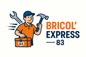 bricol’express 83 peintre Var 83 Logo bricol’express 83 peinture intérieure Var 83