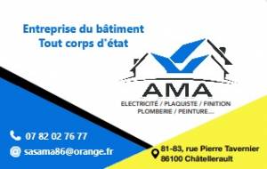 Logo AMA aménagement intérieurs des combles Vienne 86