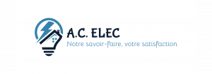 Logo A.C. ELEC 94 câblage de maison et raccordement électrique 75008