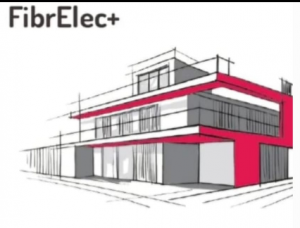 Logo FibrElec+ peinture intérieure 75016