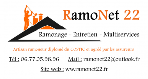 Logo RamoNet 22 ramonage et entretien des conduits 22190