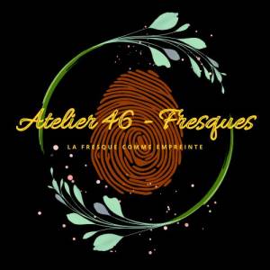 Logo atelier 46-fresques peinture intérieure Lot 46