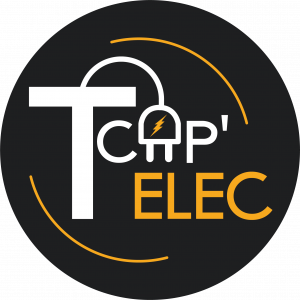 Logo TCAPELEC câblage de maison et raccordement électrique Loire-Atlantique 44