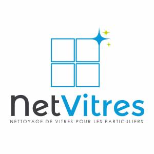 Logo NETVITRES nettoyage de chantier et gros ménage 44700