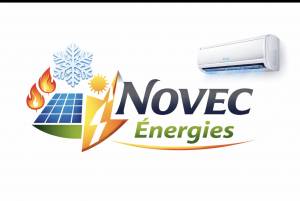 Logo NOVEC Solutions & Energy installation de climatisation réversible 51200
