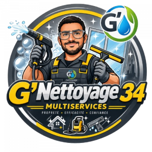 Jérémy Galamand EI G'nettoyage 34 multiservices spécialiste du nettoyage 34200 Logo Jérémy Galamand EI G'nettoyage 34 multiservices nettoyage de chantier et gros ménage 34200