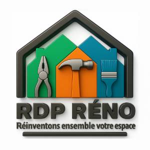R.d.p Reno expert en aménagement de combles 33160 Logo R.d.p Reno aménagement intérieurs des combles 33160
