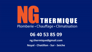 NG Thermique - Chauffage & Climatisation frigoriste 35230 Logo NG Thermique - Chauffage & Climatisation installation de système frigorifique et climatique 35230