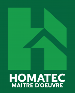 HOMATEC Maitre d'oeuvre architecte Gironde 33 Logo HOMATEC Maitre d'oeuvre conception de plan de maison Gironde 33