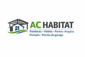 AC HABITAT installateur de portail et motorisation Val-d'Oise 95 Logo AC HABITAT installation de portail et motorisation Val-d'Oise 95
