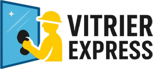 Vitrier Express verrier 93600 Logo Vitrier Express restauration de verres et vitres 93600