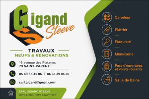 Logo SARL Gigand steve menuiserie Deux-Sèvres 79