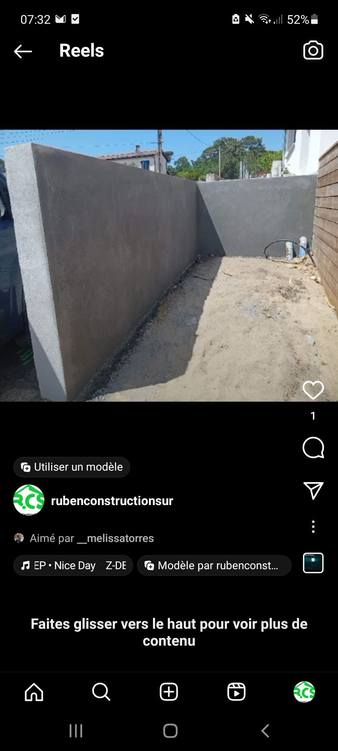 premier photo du chantier