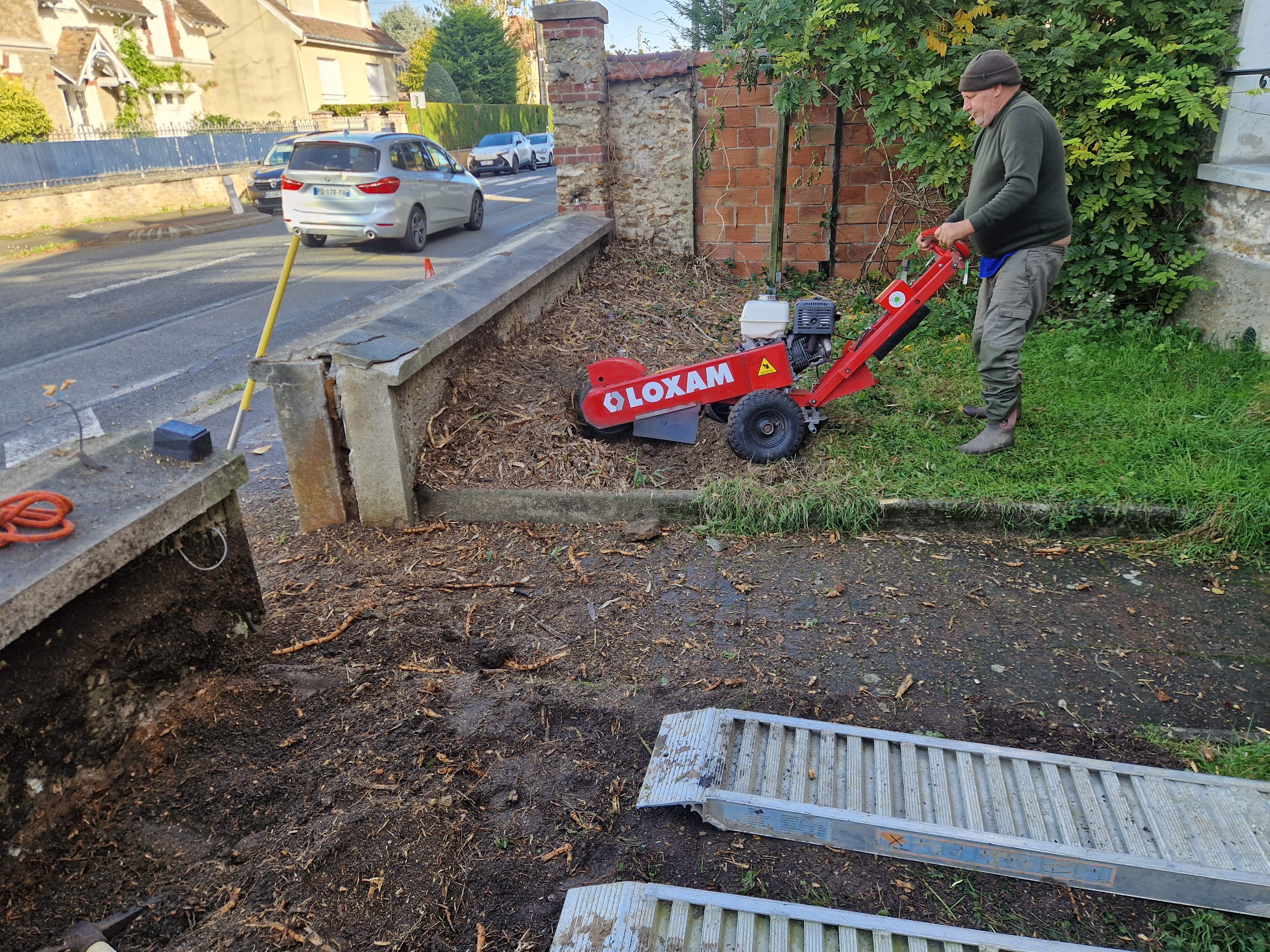 premier photo du chantier